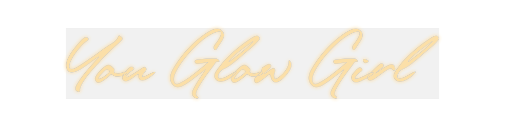 Product Order You Glow Girl