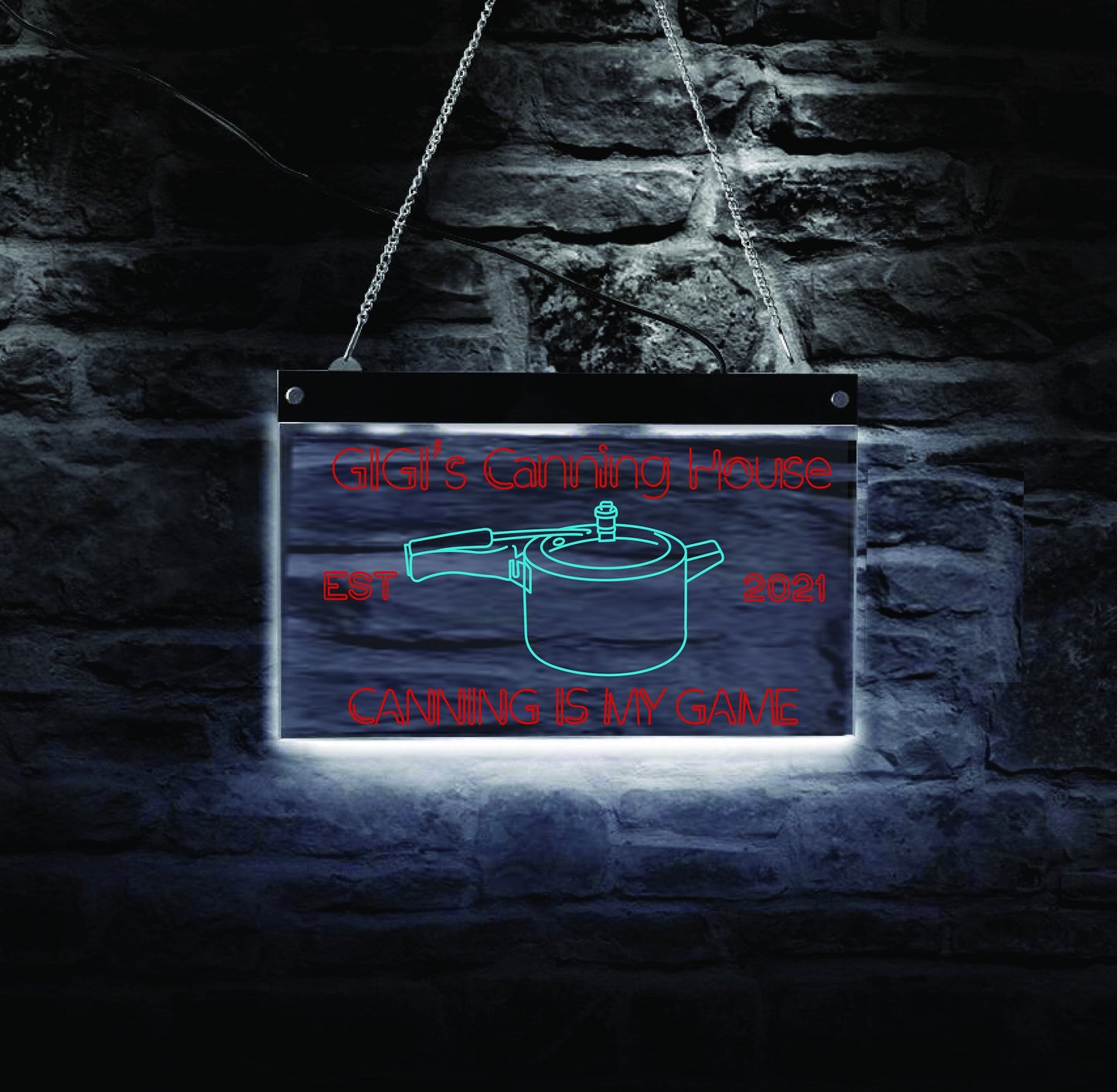 Gigi's Canning House LED Sign