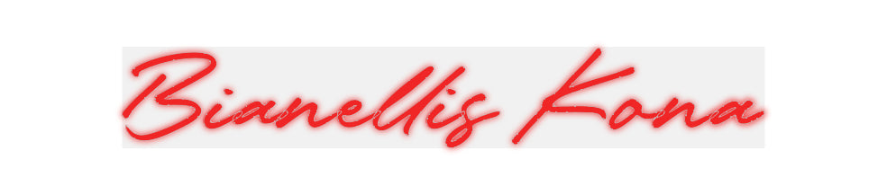 Product Order Bianellis Kona