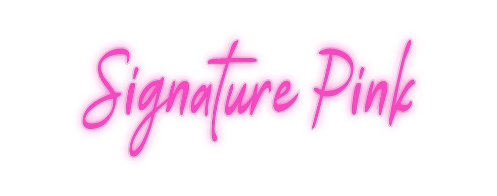 Product Order Signature Pink