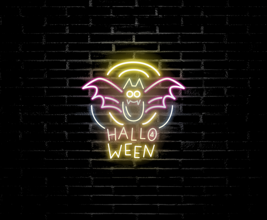 Halloween Neon Fun Bat