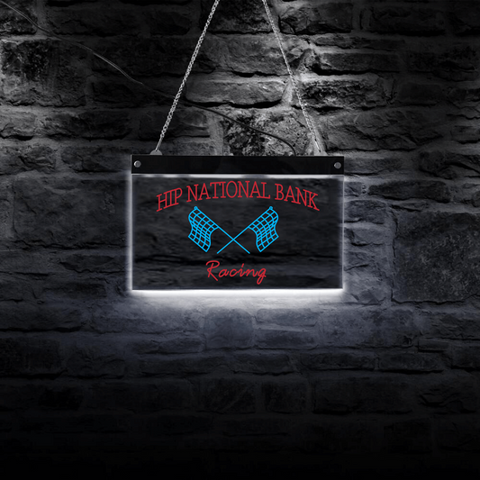 HP National Bank Racing LED Sign
